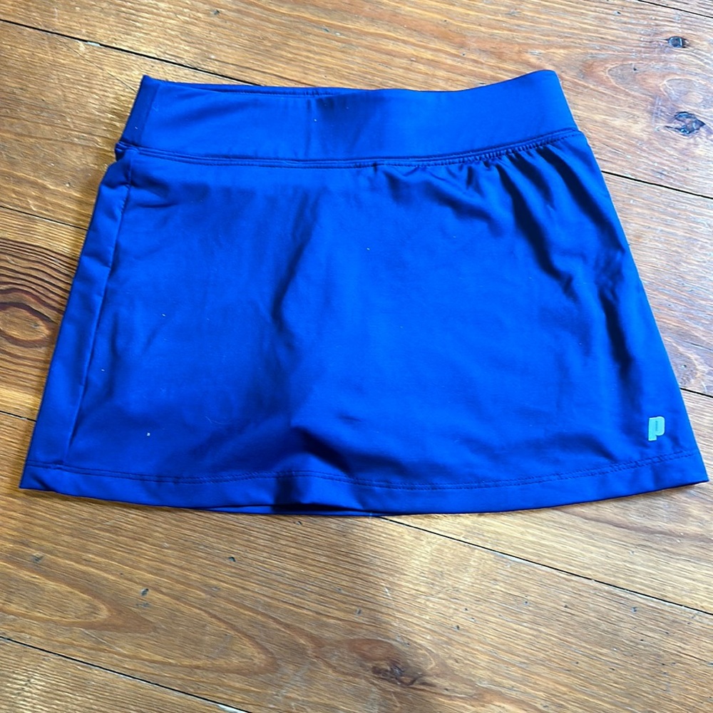 Navy blue kids tennis skirt